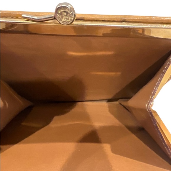 Vintage Lovers Dream 1970’s Fendi Caramel Leather Wallet Pristine Leather - Picture 5 of 15
